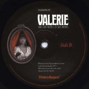LP Luboš Fišer: Valerie And Her Week Of Wonders - Original Soundtrack By Luboš Fišer