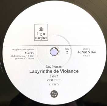 2LP Luc Ferrari: Labyrinthe de Violence LTD | NUM