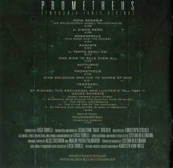 CD Luca Turilli's Rhapsody: Prometheus (Symphonia Ignis Divinus) LTD | DIGI
