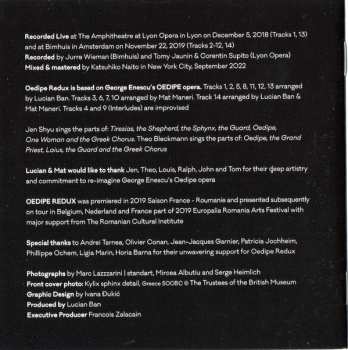CD Mat Maneri: Oedipe Redux (Based On George Enescu's Oedipe Opera)