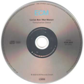CD Mat Maneri: Transylvanian Dance