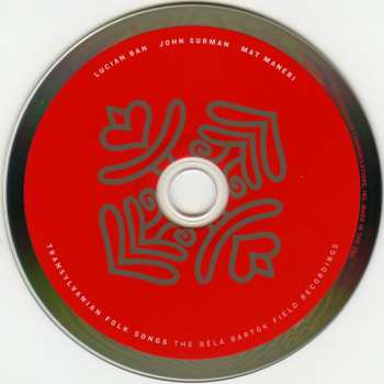CD John Surman: Transylvanian Folk Songs  (The Béla Bartók Field Recordings)