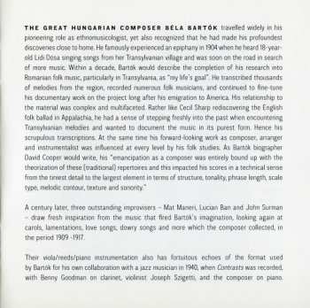 CD John Surman: Transylvanian Folk Songs  (The Béla Bartók Field Recordings)