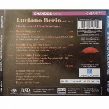 SACD Johannes Brahms: Realisations