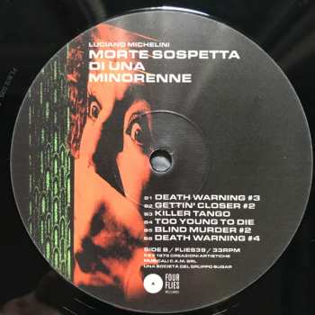 LP Luciano Michelini: Morte Sospetta Di Una Minorenne