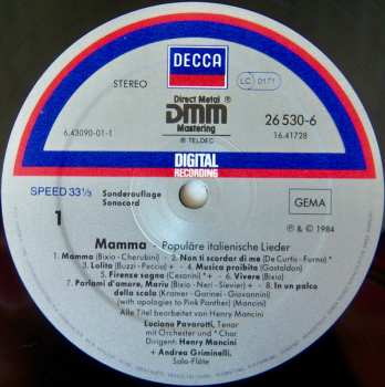 LP Henry Mancini: Mamma