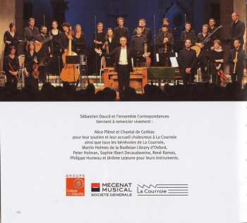 CD Ensemble Correspondances: Perpetual Night · 17th Century Ayres And Songs