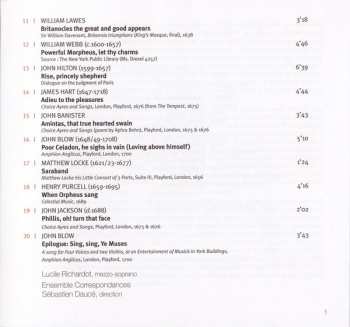 CD Ensemble Correspondances: Perpetual Night · 17th Century Ayres And Songs