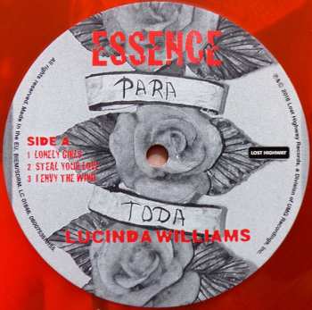 2LP Lucinda Williams: Essence LTD | CLR