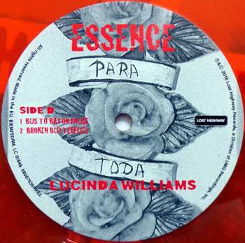 2LP Lucinda Williams: Essence LTD | CLR