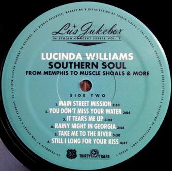 LP Lucinda Williams: Southern Soul (From Memphis To Muscle Shoals & More)