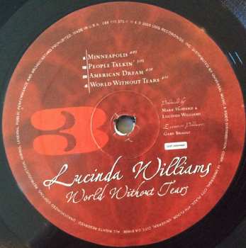 LP Lucinda Williams: World Without Tears