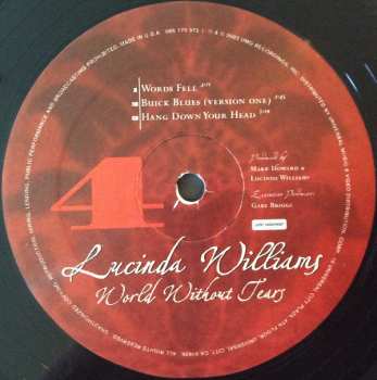 LP Lucinda Williams: World Without Tears