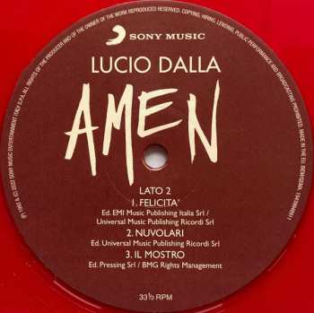 LP Lucio Dalla: Amen LTD | NUM | CLR