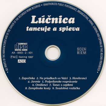 CD Lúčnica Chorus: Lúčnica Tancuje A Spieva