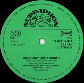 LP Luděk Sobota: Monology Lud'ka Soboty