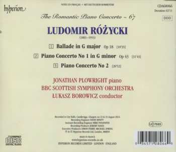CD BBC Scottish Symphony Orchestra: Piano Concerto No 1, Op 43 / Piano Concerto No 2 / Ballade, Op 18