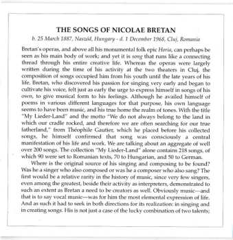 CD Ladislau Konya: "My Lieder-Land" • The Songs Of Nicolae Bretan