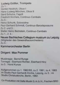 LP Ludwig Güttler: Wiederentdeckte Trompetenkonzerte