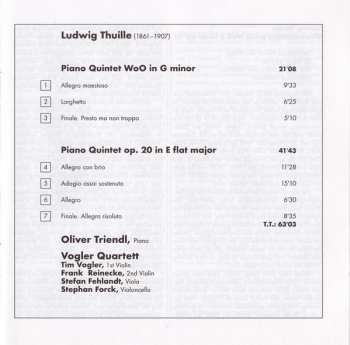 CD Vogler Quartett: Piano Quartets