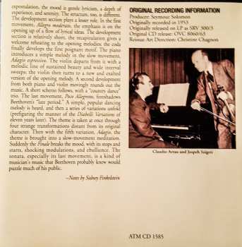 4CD/Doos Ludwig van Beethoven: The Ten Sonatas For Violin And Piano - Complete