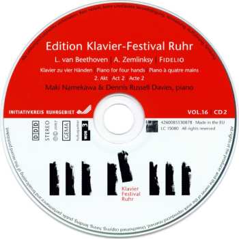 2CD/Doos Ludwig van Beethoven: Fidelio (Piano For Four hands)