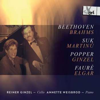 Album Bohuslav Martinů: Beethoven, Brahms, Suk, Martinů, Popper, Ginzel, Fauré, Elgar