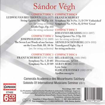 6CD/Doos Ludwig van Beethoven: Beethoven • Haydn • Schubert • Brahms • Schönberg • Bartók • Berg • Stravinsky