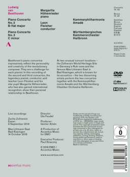 DVD Ludwig van Beethoven: Beethoven: Piano Concertos 2 & 3