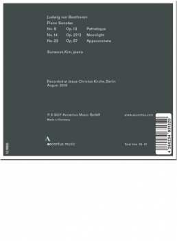 CD Ludwig van Beethoven: Beethoven Piano Sonatas Pathétique. Moonlight. Appassionata