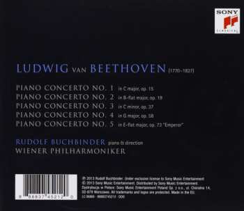 3CD Ludwig van Beethoven: Beethoven: The Five Piano Concertos