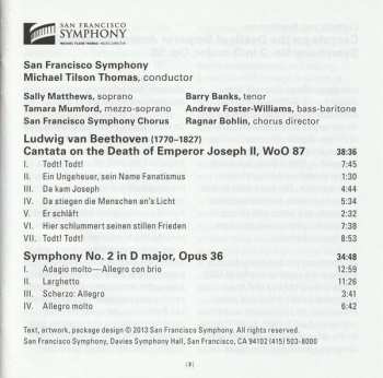 SACD Ludwig van Beethoven: Cantata on the Death of Emperor Joseph II / Symphony No. 2