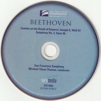 SACD Ludwig van Beethoven: Cantata on the Death of Emperor Joseph II / Symphony No. 2