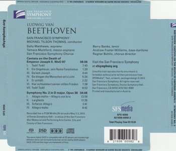 SACD Ludwig van Beethoven: Cantata on the Death of Emperor Joseph II / Symphony No. 2
