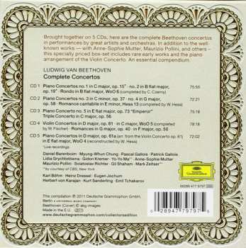 5CD/Doos Ludwig van Beethoven: Complete Concertos