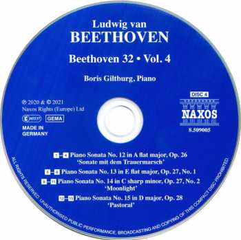 9CD/Doos Ludwig van Beethoven: Complete Piano Sonatas