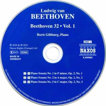 9CD/Doos Ludwig van Beethoven: Complete Piano Sonatas