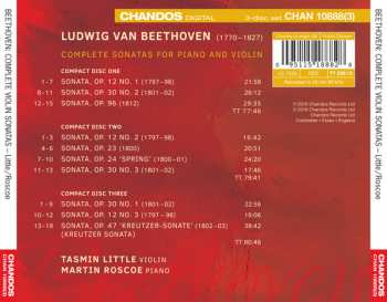 3CD Ludwig van Beethoven: Complete Sonatas for Piano and Violin