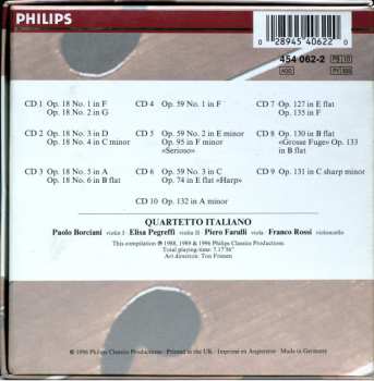 10CD/Doos Ludwig van Beethoven: Complete String Quartets = Die Streichquartette - Les Quatuors À Cordes