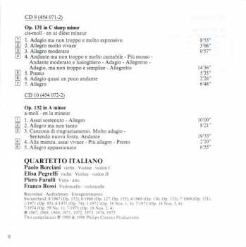10CD/Doos Ludwig van Beethoven: Complete String Quartets = Die Streichquartette - Les Quatuors À Cordes