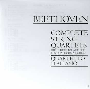 10CD/Doos Ludwig van Beethoven: Complete String Quartets = Die Streichquartette - Les Quatuors À Cordes