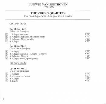 10CD/Doos Ludwig van Beethoven: Complete String Quartets = Die Streichquartette - Les Quatuors À Cordes