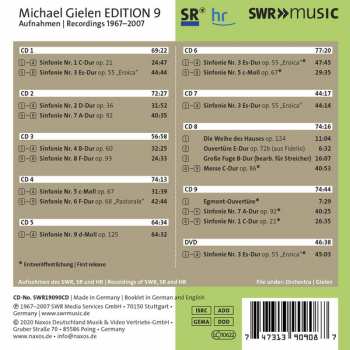 9CD/DVD/Doos Ludwig van Beethoven: Complete Symphonies; Overtures; Mass In C Major; Et. Al.