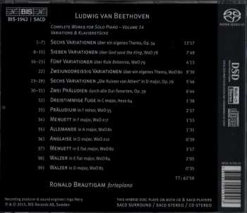 SACD Ludwig van Beethoven: Complete Works For Solo Piano - Volume 14 - Rule Britannia - Variations & Klavierstücke