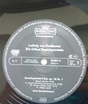 3LP/Doos Ludwig van Beethoven: Die Frühen Streichquartette Op. 18 Nr. 1-6
