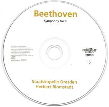 5CD/Doos Ludwig van Beethoven: IX Symphonies