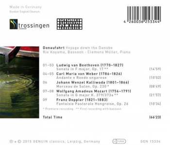 CD Ludwig van Beethoven: Donaufahrt = Voyage Down The Danube (Works By L. Van Beethoven, C. M. Von Weber, J. W. Kalliwoda, W. A. Mozart And F. Doppler)