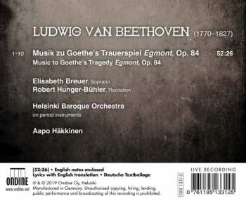CD Ludwig van Beethoven: Egmont (Complete Incidental Music)