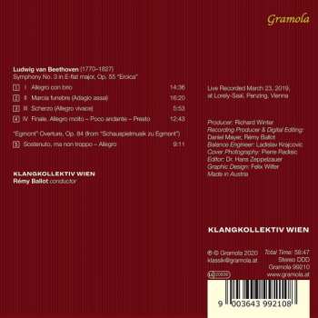 CD Ludwig van Beethoven: Eroica; Egmont Overture