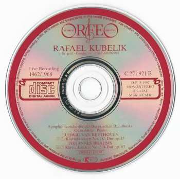 CD Ludwig van Beethoven: Klavierkonzert No. 1 / Klavierkonzert No. 2